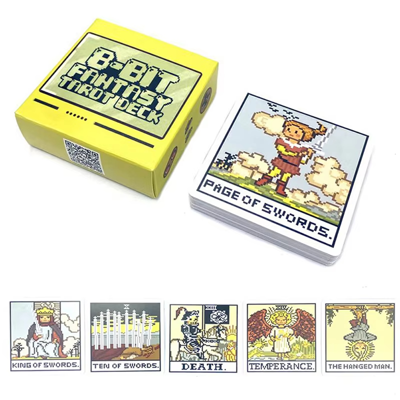 Board Game Of Life - 8-bits Fantasy Tarot Deck Card Profetie