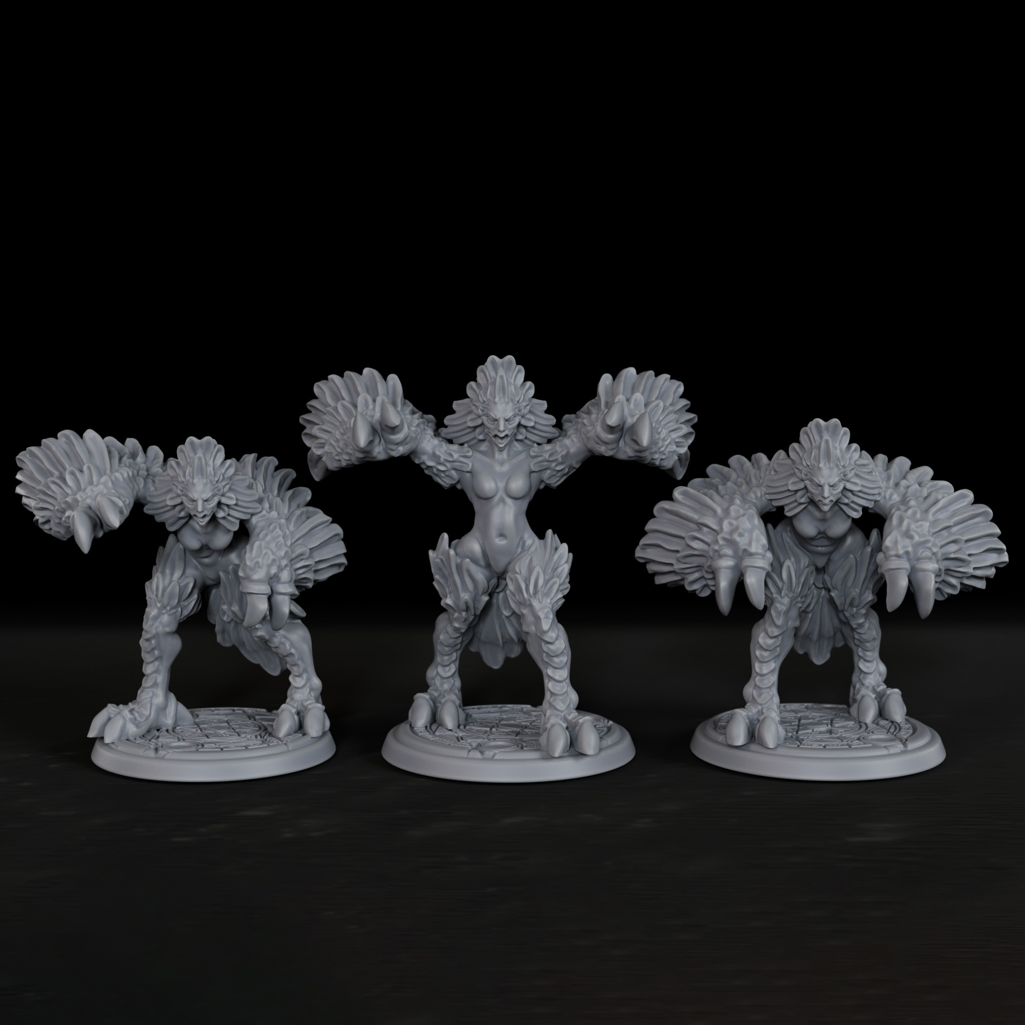 Board Game Live - RPG Harpies Miniatuur - Kerstcadeau, Fantasy-personages/NPC