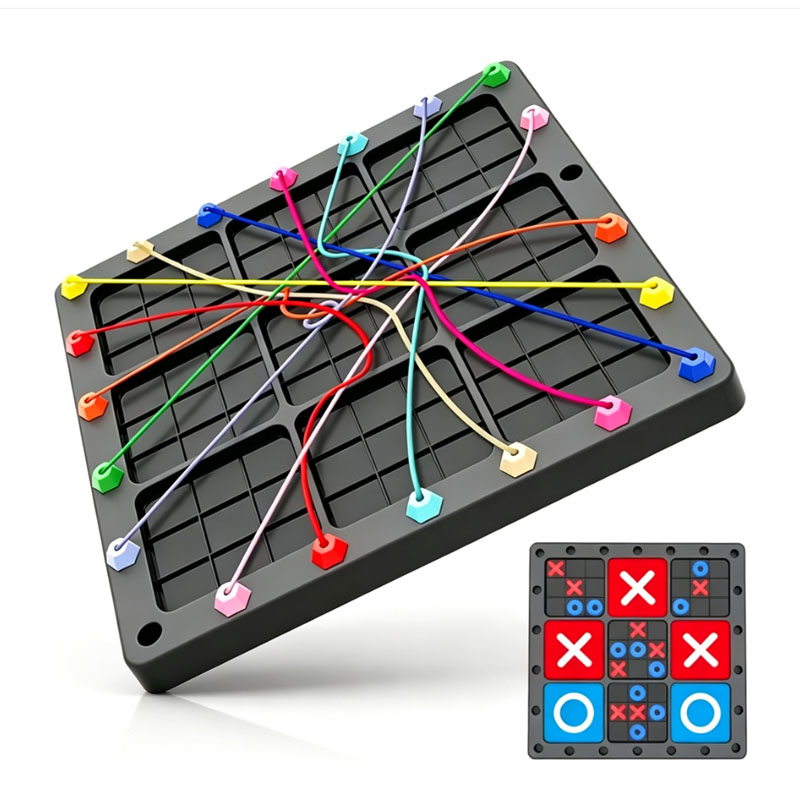 Strategy Board Game - NIEUW 2-in-1 Tic Tac Toe Bordspellen