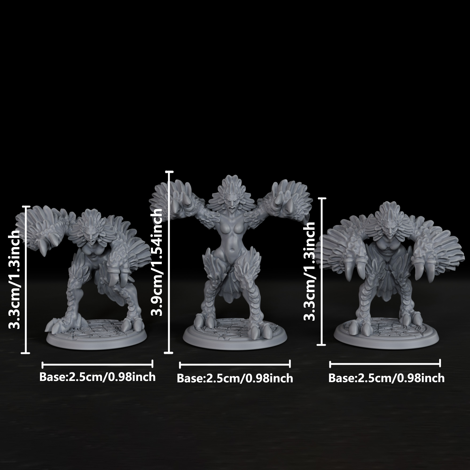 RPG Harpies Miniatuur - Kerstc - Board Game Live recensie en prijs