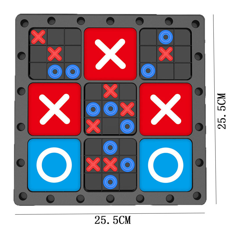 NIEUW 2-in-1 Tic Tac Toe Bords - Strategy Board Game recensie en prijs