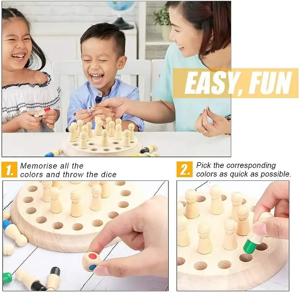 1PC Houten Memory Match Stick  - Board Game Of Life recensie en prijs