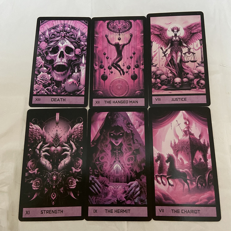 Roze Gotische Tarot Deck 78 Ka - Board Game Of Life recensie en prijs
