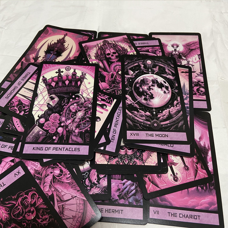 Roze Gotische Tarot Deck 78 Ka - Board Game Of Life recensie en prijs