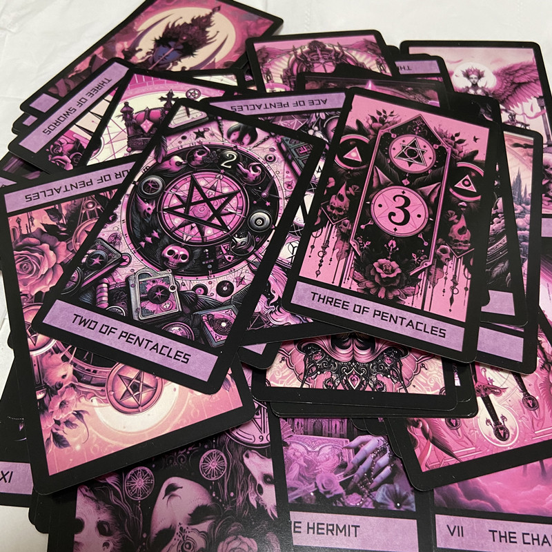 Roze Gotische Tarot Deck 78 Ka - Board Game Of Life recensie en prijs