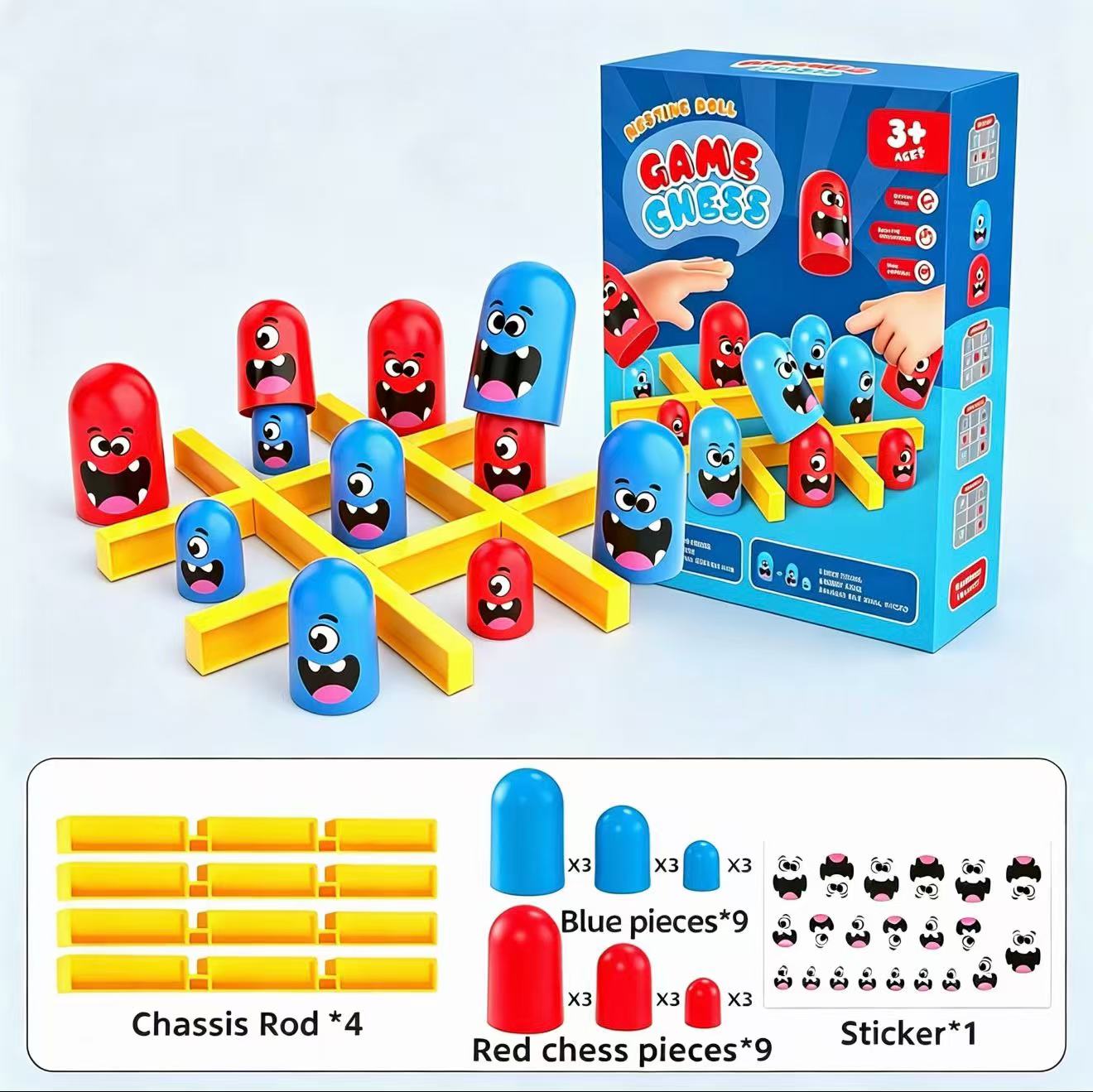 Tic-Tac-Toe Eet-en-Schiet Stap - Board Game Live recensie en prijs